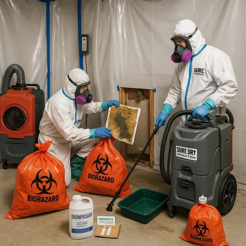 Contaminated Water Handling Protocols process in Barnes County, ND