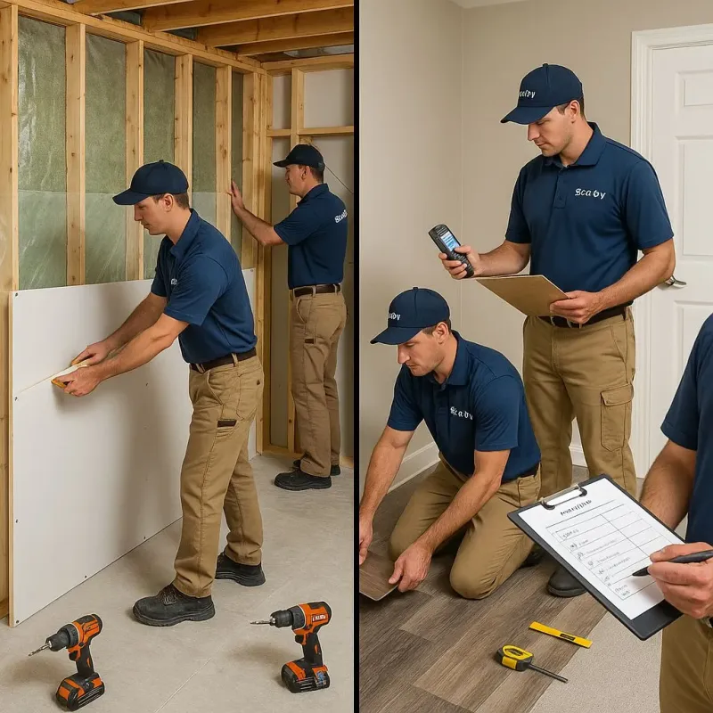 Repairs and Reconstruction process in Barnes County, ND